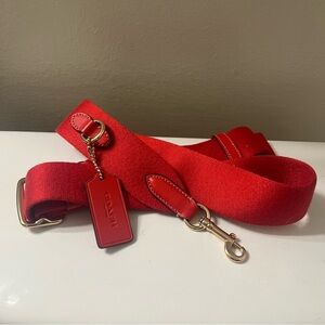 Coach Replacement Bag Strap Red